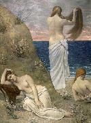 Pierre Puvis de Chavannes Young Girls on the Edge of the Sea Germany oil painting artist